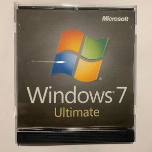 windows 7 Ultimate 64bit & 32 bit + activation on CD dvd